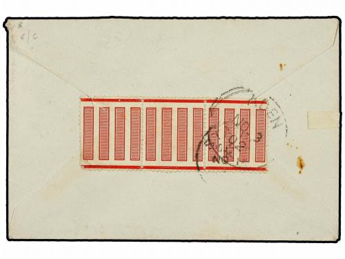 ✉ ADEN. Sg. 219. 1902 (Nov. 3). Egypt 2m. green Postal Stati