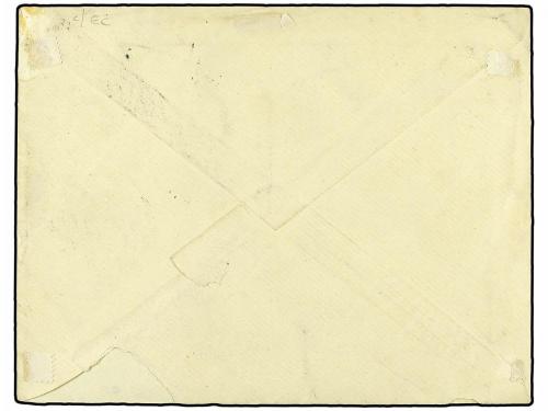 ✉ NUEVA CALEDONIA. Ce. 41/43. 1909 (May 24). Cover to STRASB