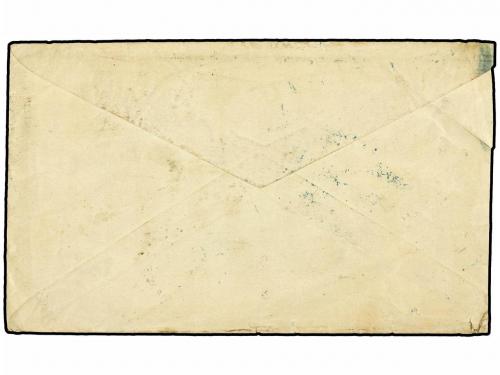 ✉ TURQUIA. Mi. 32. 1877. Cover to USA franked by UPU 50pa. b