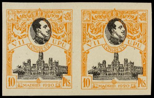 ** ESPAÑA. Ed. 297/309s. SERIE COMPLETA en parejas SIN DENTA