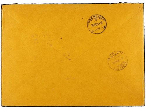 ✉ SUIZA. 1924 (9-VI). ROMANSHORN a ZURICH. Circulada por Cor
