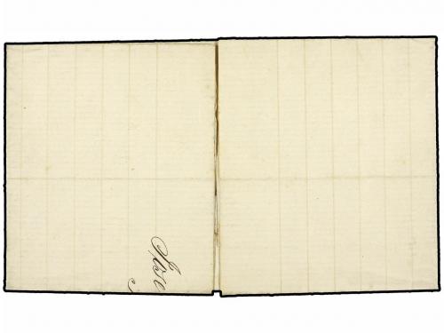 ✉ PERU. Sc. 14. 1869. PUNO a AREQUIPA.1 dinero verde, mat. l