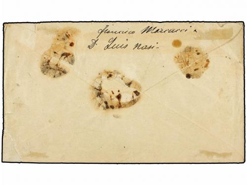 ✉ GUATEMALA. Sc. 37, 39, 41, 43, 47. 1896. ZACAPA a GUATEMAL