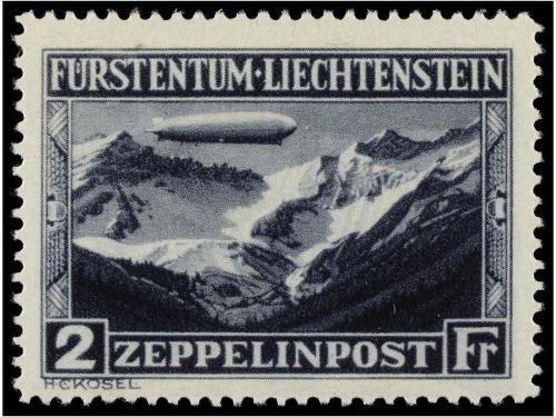 ** LIECHTENSTEIN. Yv. A7/8. 1931. Complete set, never hinged