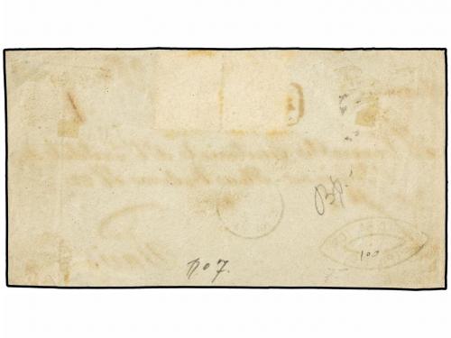 ✉ AUSTRIA. Mi. 34, 38. 1867. FRONT ONLY. TRIEST to PARIS. 15