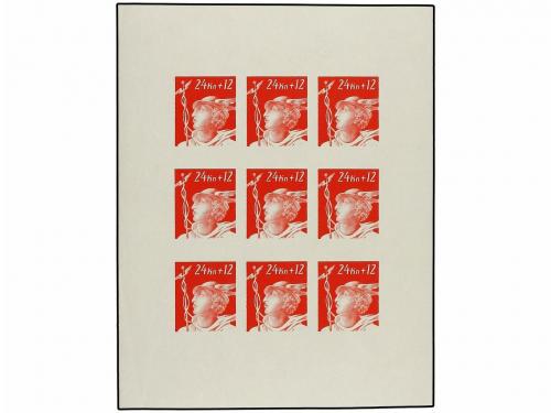 ** CROACIA. Mi. 150/53. 1941. PROOFS. Complete set, minishee
