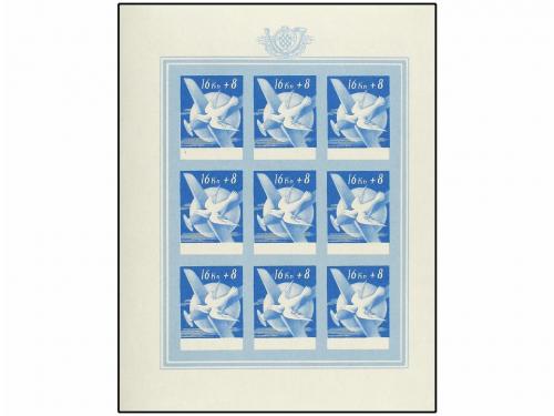 ** CROACIA. Mi. 150/53. 1941. PROOFS. Complete set, minishee