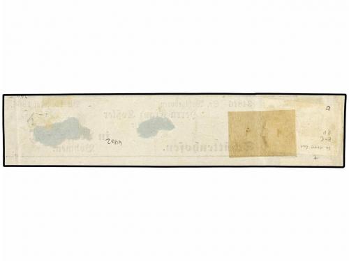 ✉ AUSTRIA. Mi. 29. 1866. 1,05 kr. lilac on wrapper. SCHUTTEN