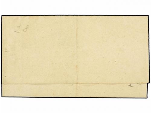 ✉ URUGUAY. 1850 (6-Nov.). SAN CARLOS a ROCHA. Manuscrito en 