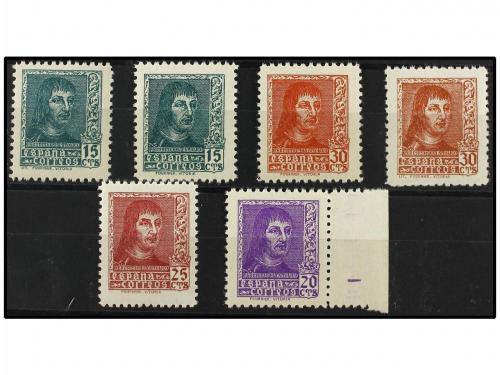 ** ESPAÑA. Ed. 841/44+841A/44A. SERIE COMPLETA. LUJO. Cat. 1