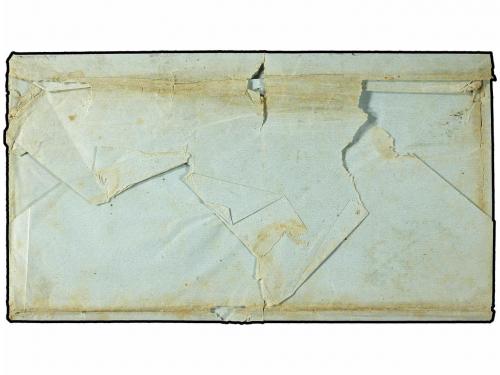✉ ESPAÑA. Ed. 49. 1859. REUS a SANTIAGO DE CUBA. 1 real azul