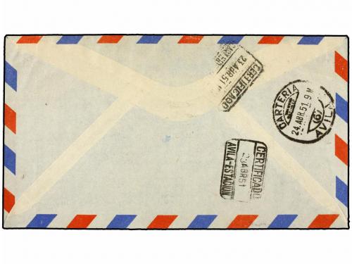 ✉ ESPAÑA. Ed. 1088/89. 1951. LAS PALMAS a ÁVILA. Serie compl