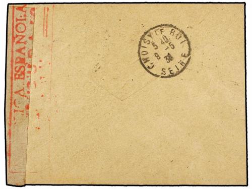 ✉ ESPAÑA. Ed. 736 (4), 732 (2), 733, 745 (2), 744. 1938. BAR