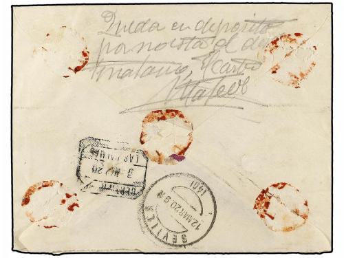 ✉ COLONIAS ESPAÑOLAS: CABO JUBY. Ed. 5/10 + 18. 1919 (13 Mar
