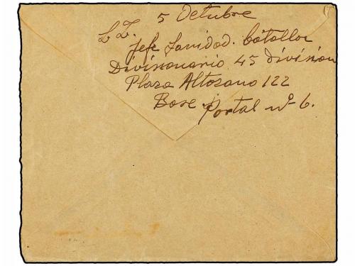 ✉ ESPAÑA GUERRA CIVIL. 1938 (19 Septiembre). BRIGADAS INTERN