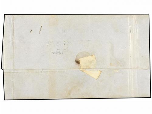 ✉ URUGUAY. Sc. 18a(4). 1864. MONTEVIDEO a BUENOS AIRES. Cart