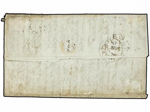 ✉ CHINA. 1842 (Nov. 30th). KOOLONGSOO (Amoy) to JERSEY. Endo