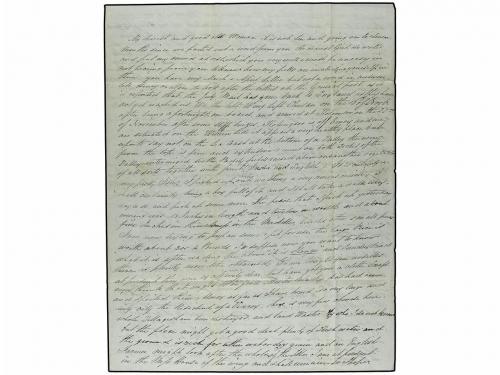 ✉ CHINA. 1842 (Nov. 30th). KOOLONGSOO (Amoy) to JERSEY. Endo