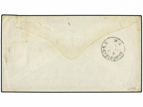 ✉ ADEN. Sg. 172, 197. 1894. Cover to LONDON franked by Great