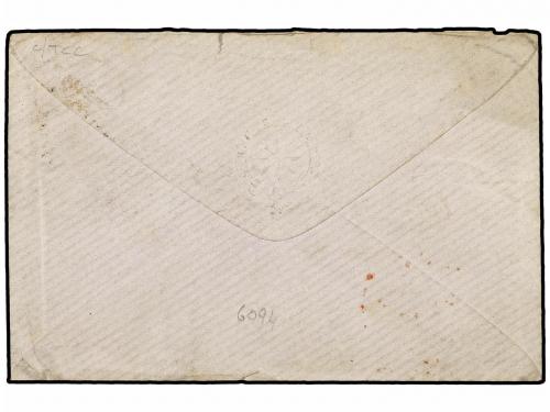 ✉ ADEN. Sg. 104. 1868. Cover to LONDON franked by Great Brit