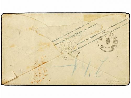 ✉ ALEMANIA ANTIGUOS ESTADOS: SAJONIA. 1867 (Nov. 12). 2ngr. 
