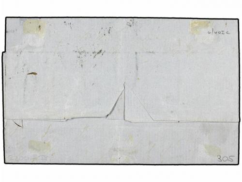 ✉ ITALIA ANTIGUOS ESTADOS: ESTADOS PONTIFICIOS. 1863. Entire