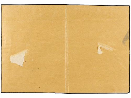 ✉ ESPAÑA. Ed. 813. 1938. BURGOS a HUESCA. Etiqueta de paquet