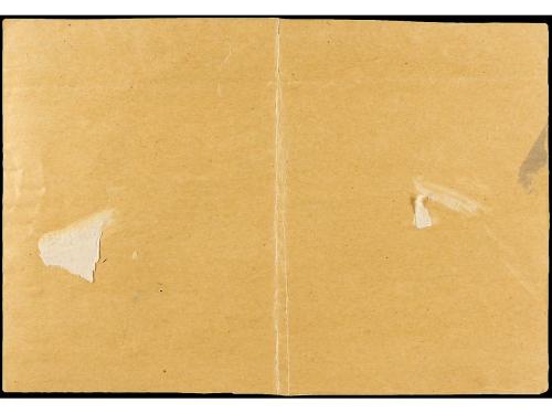 ✉ ESPAÑA. Ed. 813. 1938. BURGOS a HUESCA. Etiqueta de paquet