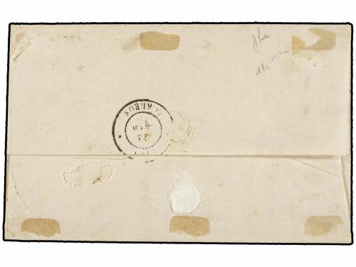 ✉ ECUADOR. Sc. 4 (2). 1873 (22 Febrero). LOJA a LIMA. 1 real