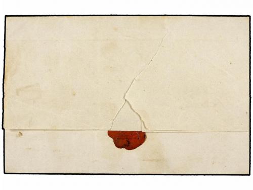 ✉ VENEZUELA. (1863 CA.). Envuelta circulada a CARACAS dirigi