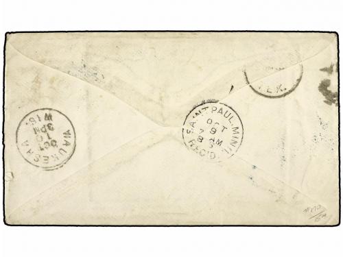 ✉ MEXICO. Sc. 170. 1886. MÉXICO a ST. PAUL (Minesota US). 6 