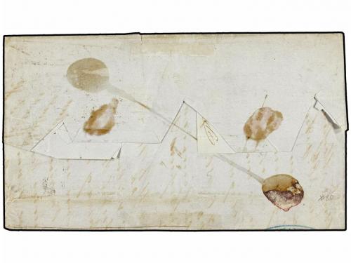 ✉ FRANCIA. Yv. 14, 17 (2). 1856. LE HAVRE a VERA CRUZ (Méxic