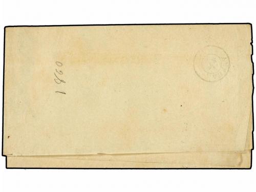 ✉ CUBA. Ed. 10. 1860 (13 Junio). HABANA correo interior circ