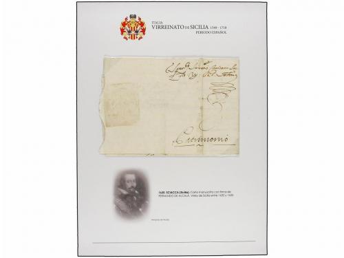 ✉ ITALIA ANTIGUOS ESTADOS: DOS SICILIAS - NAPOLES. 1549-1718