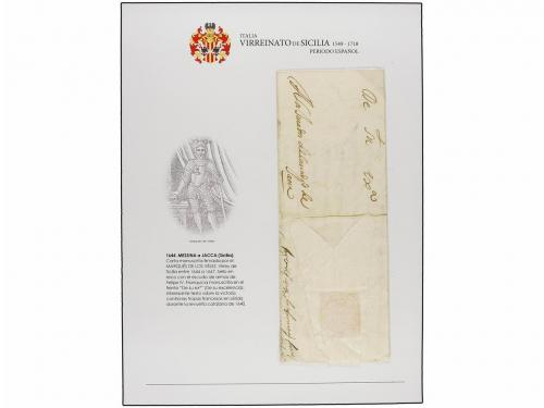 ✉ ITALIA ANTIGUOS ESTADOS: DOS SICILIAS - NAPOLES. 1549-1718