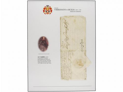 ✉ ITALIA ANTIGUOS ESTADOS: DOS SICILIAS - NAPOLES. 1549-1718
