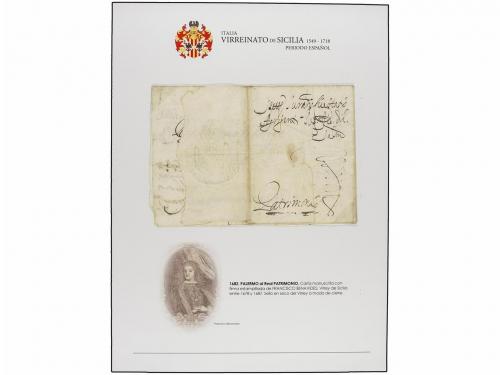 ✉ ITALIA ANTIGUOS ESTADOS: DOS SICILIAS - NAPOLES. 1549-1718