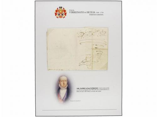 ✉ ITALIA ANTIGUOS ESTADOS: DOS SICILIAS - NAPOLES. 1549-1718