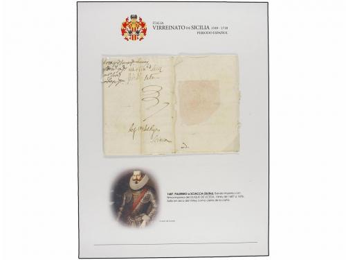 ✉ ITALIA ANTIGUOS ESTADOS: DOS SICILIAS - NAPOLES. 1549-1718