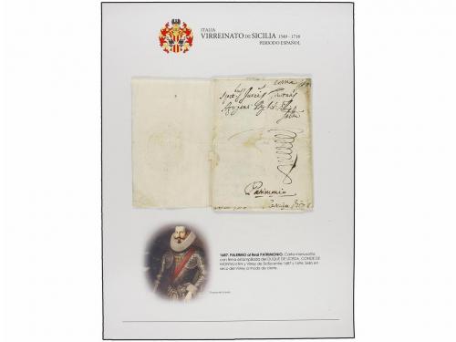✉ ITALIA ANTIGUOS ESTADOS: DOS SICILIAS - NAPOLES. 1549-1718