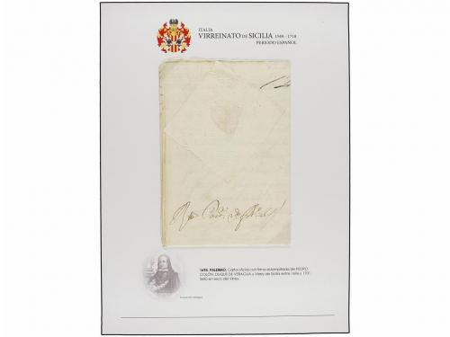✉ ITALIA ANTIGUOS ESTADOS: DOS SICILIAS - NAPOLES. 1549-1718