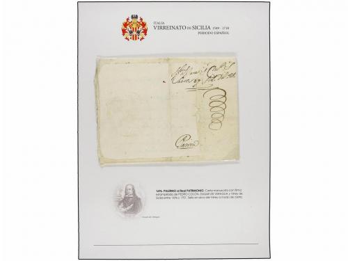 ✉ ITALIA ANTIGUOS ESTADOS: DOS SICILIAS - NAPOLES. 1549-1718