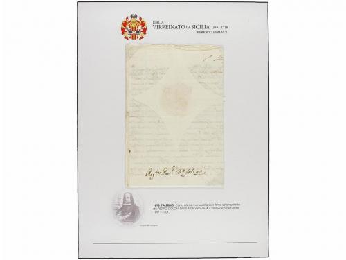 ✉ ITALIA ANTIGUOS ESTADOS: DOS SICILIAS - NAPOLES. 1549-1718