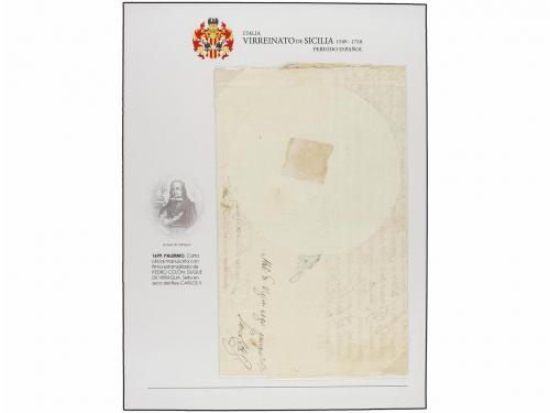 ✉ ITALIA ANTIGUOS ESTADOS: DOS SICILIAS - NAPOLES. 1549-1718
