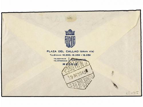 ✉ ESPAÑA. Ed. 729/30, 692. 1936. MADRID a PALMA DE MALLORCA.