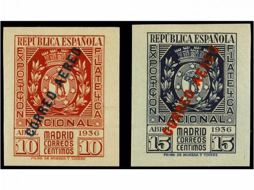 ** ESPAÑA. Ed. 729/30. SERIE completa. LUJO. Cat. 680&euro;. 
