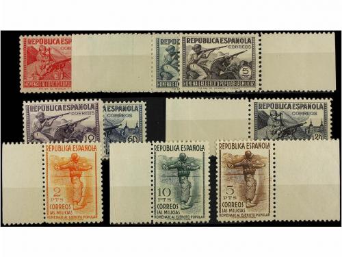 * ESPAÑA. Ed. 792/800. SERIE completa. Excelentes centrajes.