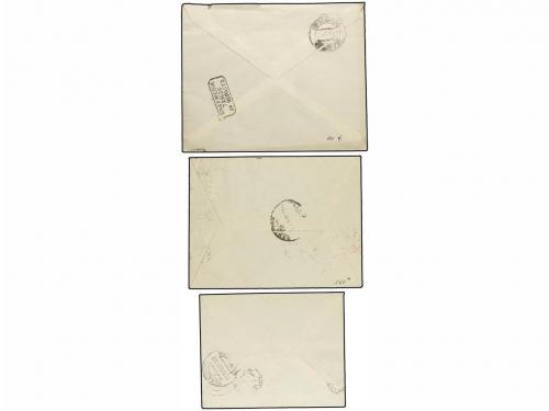 ✉ COLONIAS ESPAÑOLAS: TANGER. 1931. TRES cartas circuladas a