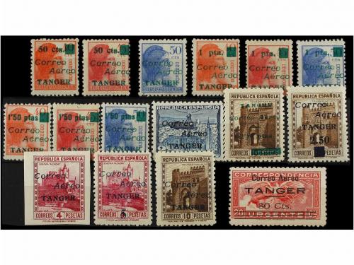 * COLONIAS ESPAÑOLAS: TANGER. Ed. NE 10/25. SERIE completa, 