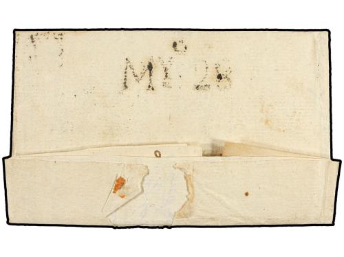 ✉ ESPAÑA: PREFILATELIA. 1805. GRANOLLERS a BARCELONA. Marca 